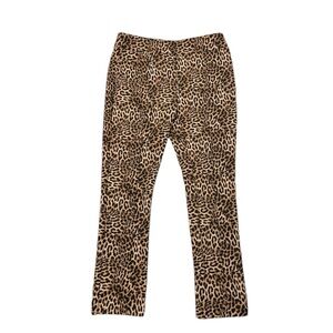 INC international concepts animal print casual ankle pants stretchy sz 4